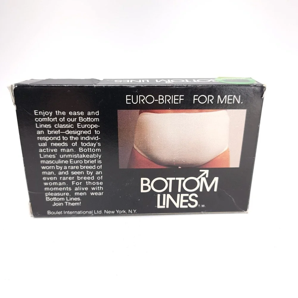 Vintage 70's‎ Bottom Lines Euro Brief Men's Underwear Medium 31-33 Leppard Print